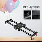 Zecti Camera Slider 24"/60 cm Adjustable Carbon Fiber Camera Dolly Track Slider - Image 5
