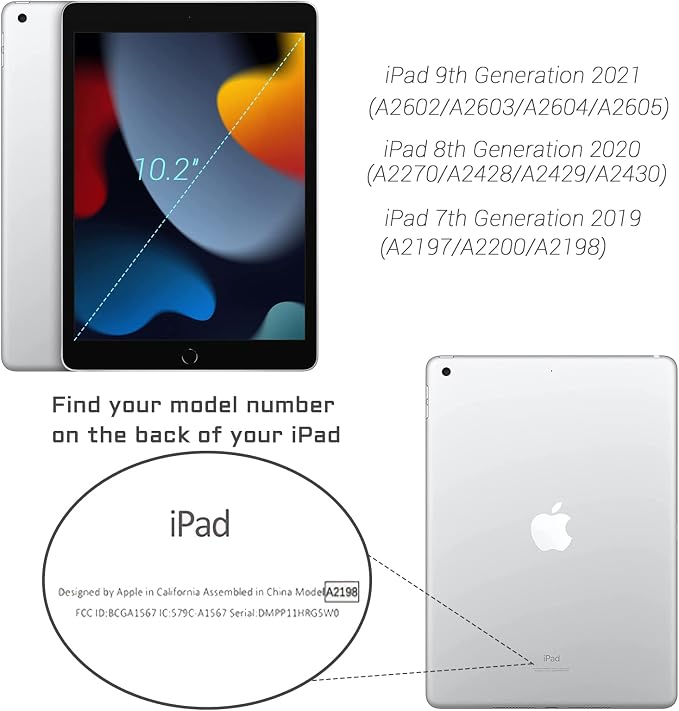 Rantice iPad 9th Generation Case, iPad 8th/7th Generation Case, iPad Case - Image 2