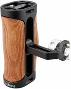 Locating Side Handle for ARRI Mount, Left/Right Mini Wooden Handgrip for DSLR - Image 2