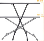 Portable DJ Table Stand DJ Controller Stand DJ Desk DJ Booth Adjustable Height - Image 2