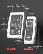 ZKH RJ45 Network Cable Tester, LAN & TEL Continuity Tester, Ethernet Cable - Image 7