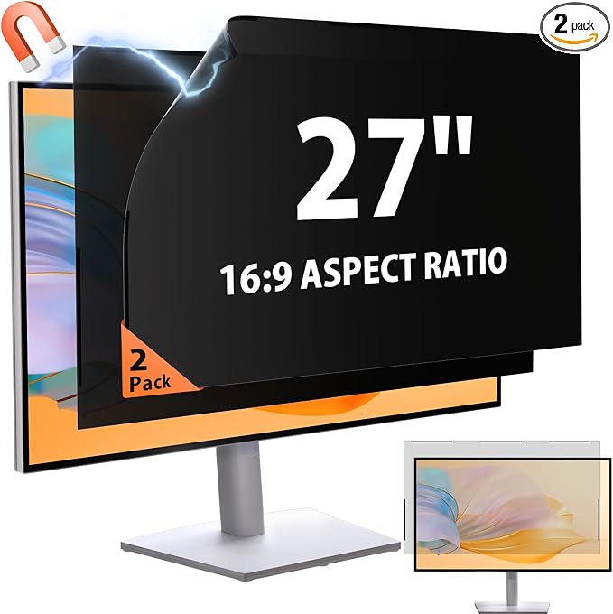 27 Inch 16:9 Magnetic Privacy Screen by Mamol