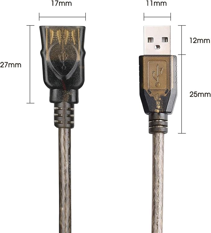 LDKCOK USB 2.0 Type A Male to A Female Active Repeater Extension Cable 50ft - Image 3