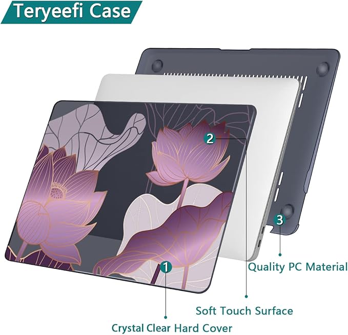 Teryeefi for 2020 2022 2016-2019 MacBook Pro 13 inch Case A2338 A2289 A2251 - Image 6