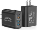 40W USB C Charger Block, 4 USBC Ports, Type C Wall Plug USB-C Fast Charging by TTC