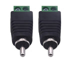 RCA Plugs for Speaker Wire，RCA to AV Screw Terminal Connector, Phono RCA Male - Image 7