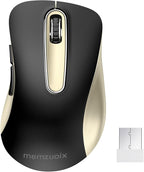 memzuoix 2.4G Wireless Mouse, 1400 DPI Computer Mice by memzuoix