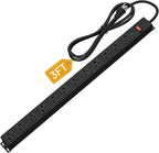 12 Outlet Long Power Strip Surge Protector by CFMASTER