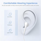 2 Pack USB C Headphones for iPhone 17, Type C Earbuds Wired Earbuds - Image 4