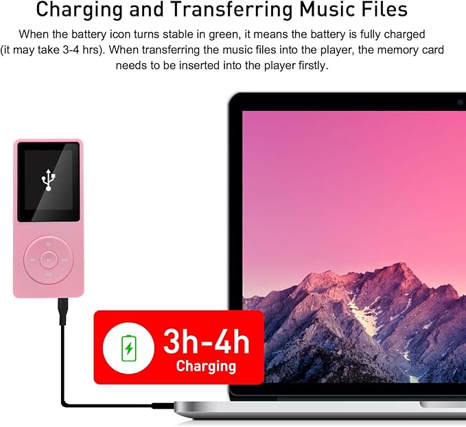 MP3 Player 32GB with Speaker Earphones Portable Music Player - Image 6
