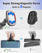 APPS2Car Magnetic Phone Mount, Dashboard Windshield Suction Cup Car Phone - Image 4