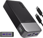 Portable Power Bank, 20000mAh 45W Portable Charger, PD3.0 QC4.0 Fast Charging by JUOVI