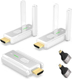 Wireless HDMI Transmitter and 2 Receivers 500FT/150M, 2.4G+5G Plug & Play by Elalight