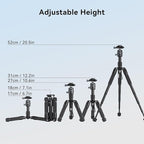 SmallRig VT-20 Aluminum Mini Tripod, Compact Desktop Tripods - Image 3