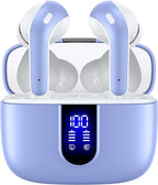 TAGRY Bluetooth Headphones True Wireless Earbuds 60H Playback LED Power Display by TAGRY