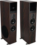 Rockville TM80D Powered Home Theater Tower Speaker System, Dark Wood, USB/SD by Rockville