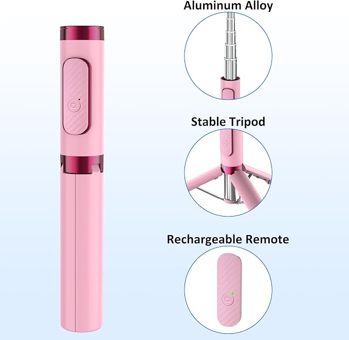 Selfie Stick Tripod, Foldable Cellphone Tripod - Image 4