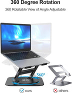 Laptop Stand, H-Design Stable Computer Stand, Ergonomic Laptop Riser - Image 3