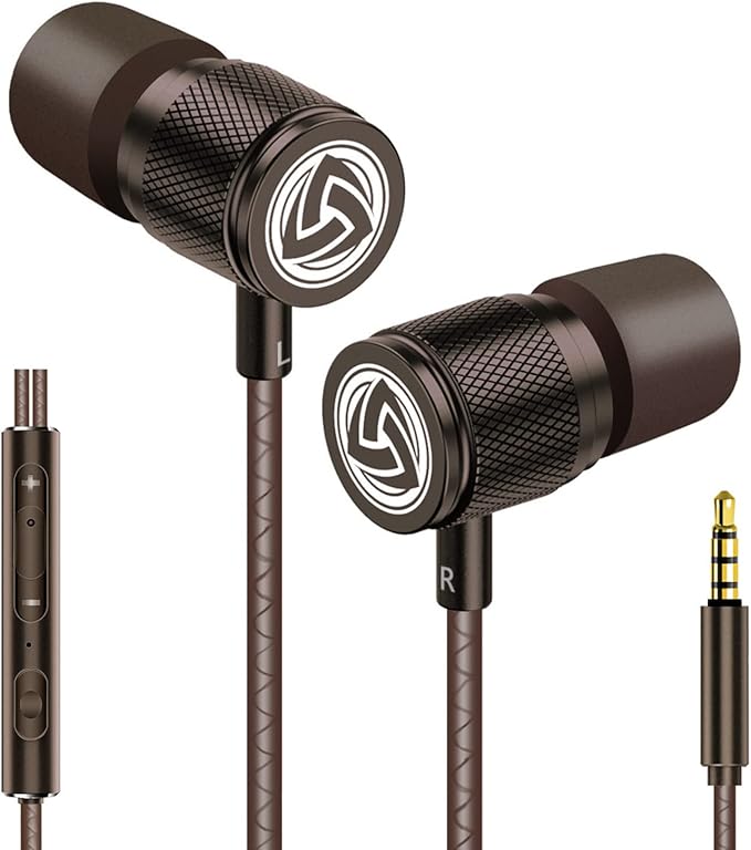 LUDOS Ultra Wired Earbuds in-Ear Headphones, 5 Years Warranty, Earphones by Ludos