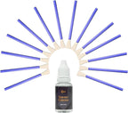 Digital Camera Micro Four-Thirds 4/3 12mm Sensor Cleaning Swabs x 14pcs + 15ml by UES