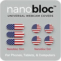 Nanobloc Universal Webcam & Phone Camera Covers by Eyebloc