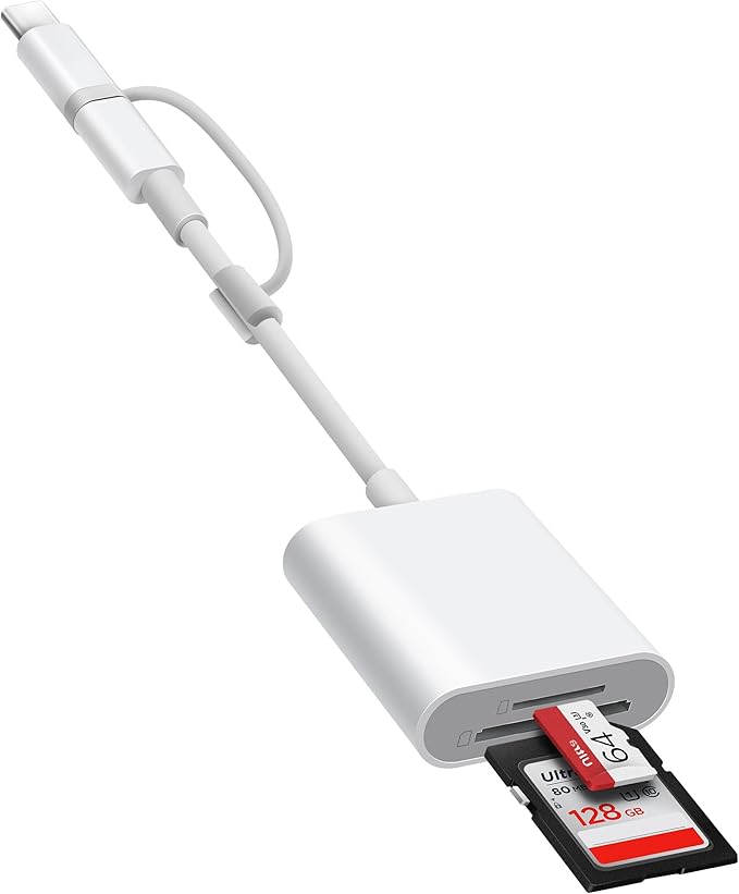BnmxTek SD Card Reader for iPhone, SD Card Adapter by BnmxTek