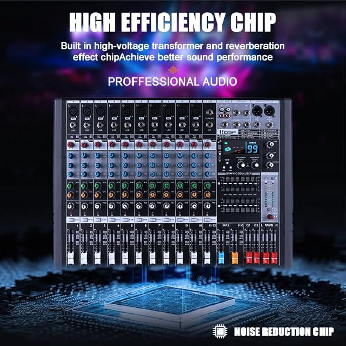EX12 12-Channel Bluetooth Mixer - Image 3