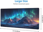 Gaming Mouse Pad Desk Pad, Extended Big Mouse Pad, 31.5x11.8 Inch Long Computer - Image 3