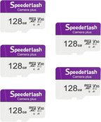 Micro SDXC Memory Card 128GB 5 Pack, Speederlash Camera Plus TF Card by Speederlash