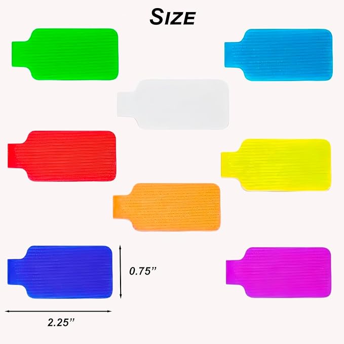24 Pcs Multi-Color Cable Labels Write On Cord Labels Rectangle Cable Tags Wire - Image 2