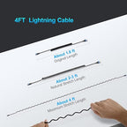 iPhone Charger Cable for Car 3FT, Retractable Charging Cord Compatible - Image 5