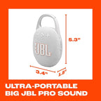 JBL Clip 5 - Ultra-Portable, Waterproof & Dustproof Bluetooth Speaker, Big Pro - Image 5