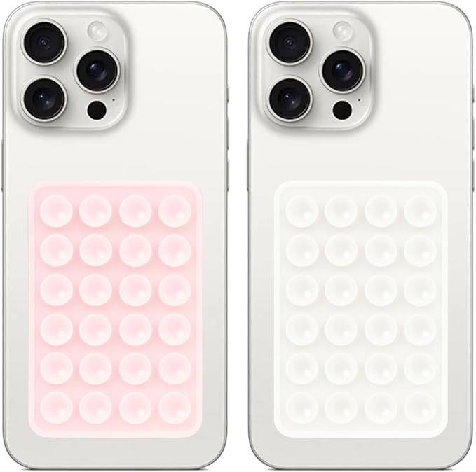 2PCS Silicone Suction Phone Case Mount, Non Slip Suction Cup, Hands-Free Phone by Giumel