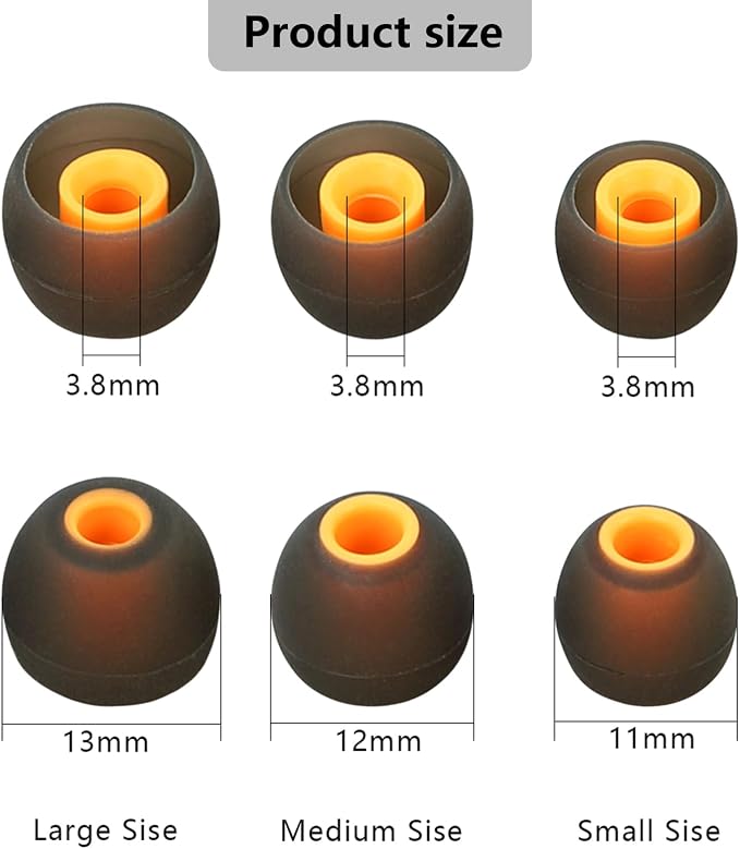 Earbud Replacement Tips Silicone Earbud Tips Earbud Covers Fit - Image 2