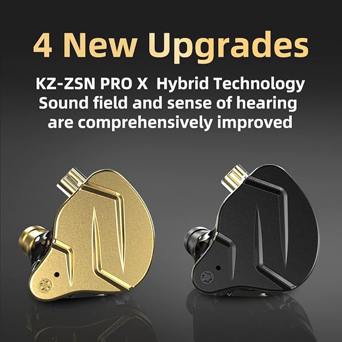 KZ ZSN Pro X in Ear Monitor Earphone 1BA 1DD Wired Earphone HiFi Sport Gaming - Image 6