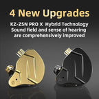 KZ ZSN Pro X in Ear Monitor Earphone 1BA 1DD Wired Earphone HiFi Sport Gaming - Image 6