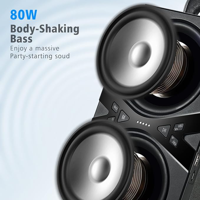 Bluetooth Speakers, Wireless TWS Portable Speaker - Image 2