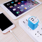 Wall Charger, USB Charger Adapter, 3.1A/3Pack Muti Port Fast Charging Cube - Image 6