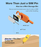 SIM Card Holder Contains Removal Openning Tool Tray Eject Pins 3 Pcs Needle - Image 5