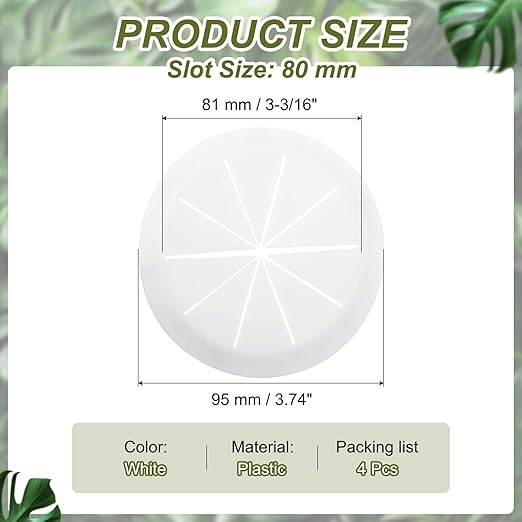 PATIKIL Desk Grommet 3-3/16" - Image 2