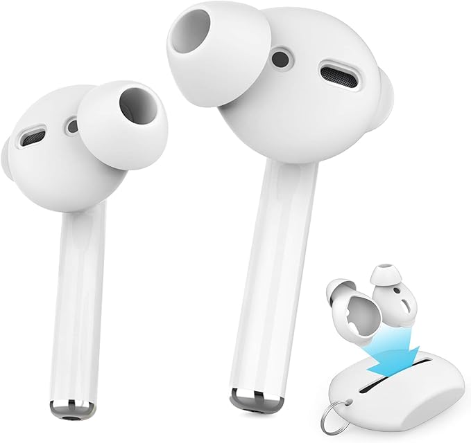 AhaStyle 3 Pairs AirPods Ear Tips Silicone Earbuds Cover Compatible by AHASTYLE