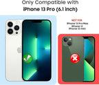 Magnetic for iPhone 13 Pro Case, Built-in Camera Lens Protector, Compatible - Image 7