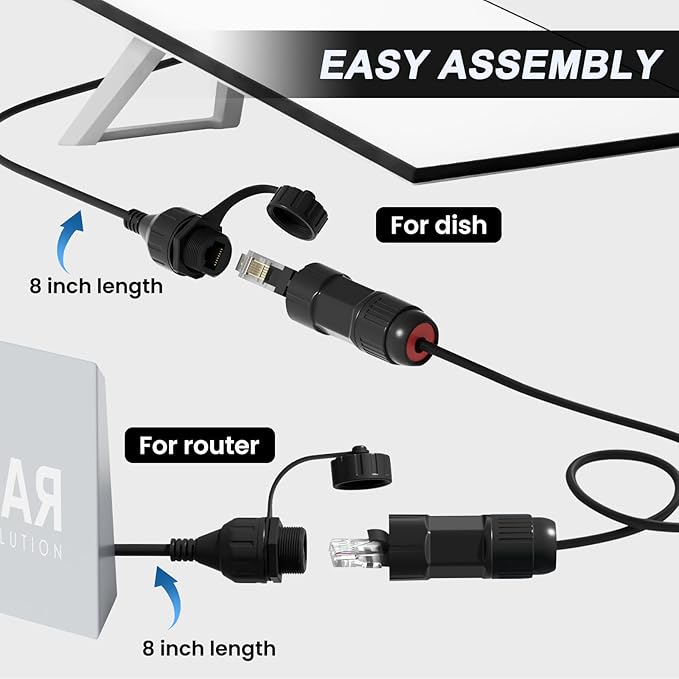 Starlink Ethernet Adapter Gen 3/Mini, Starlink Cable SPX to RJ45 Adapter - Image 5