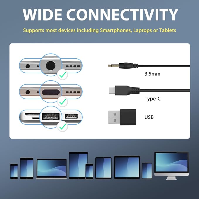 Earbay USB Headset with Microphone - Image 5