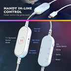 FIFINE USB Gaming Headset, PC Headphones Wired - Image 3
