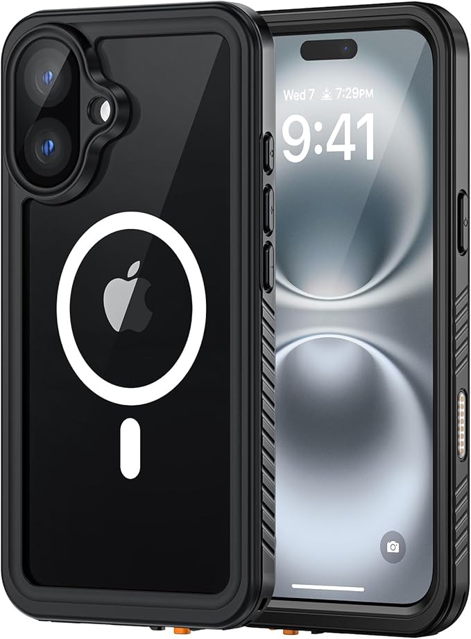 Lanhiem for iPhone 16 Plus Case Magnetic, Waterproof Dustproof Cover, Full Body by LanhiemHome