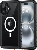 Lanhiem for iPhone 16 Plus Case Magnetic, Waterproof Dustproof Cover, Full Body by LanhiemHome