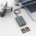 SD UHS-II Dual-Slot Card Reader .amalink Dual Slot USB C SD 4.0 Memory Card by AMALINK