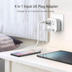 UK Ireland Travel Plug Adapter, TESSAN Type G Power Adaptor - Image 7