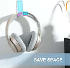 Weewooday 4 Pieces Headphone Hanger Holder Desk Adhesive Headphone Hook Wall - Image 5